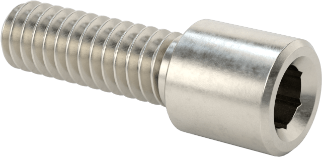 Yüksek Profilli Soket Başlı Vida, 18-8 Paslanmaz Çelik, 1/4"-20 Diş Boyutu, 3/4" Uzunluk