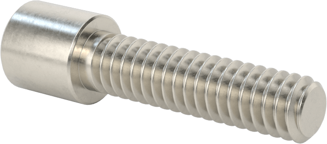 Yüksek Profilli Soket Başlı Vida, 18-8 Paslanmaz Çelik, 1/4"-20 Diş Boyutu, 1" Uzunluk
