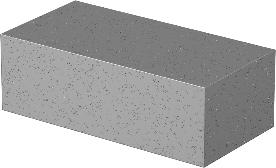 Kurşun Çubuk, 2“ Kalınlık x 3” Genişlik x 6" Uzunluk