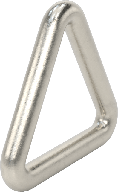 Üçgen Halka, 304 Paslanmaz Çelik, 1/4" Kalınlık