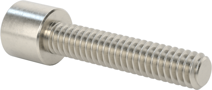 Kare Uçlu Anahtarlar için Soket Başlı Vida, 18-8 Paslanmaz Çelik, 1/4"-20 Diş Boyutu, 1-1/4" Uzunluk