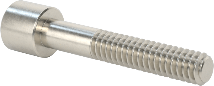 Kare Uçlu Anahtarlar için Soket Başlı Vida, 18-8 Paslanmaz Çelik, 1/4"-20 Diş Boyutu, 1-1/2" Uzunluk