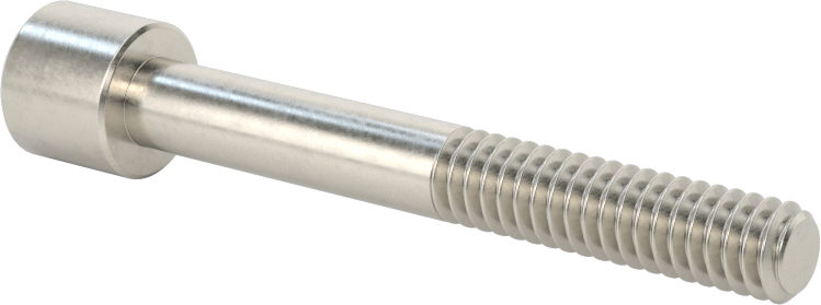 Kare Uçlu Anahtarlar için Soket Başlı Vida, 18-8 Paslanmaz Çelik, 1/4"-20 Diş Boyutu, 2" Uzunluk