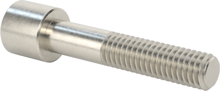 Kare Uçlu Anahtarlar için Soket Başlı Vida, 18-8 Paslanmaz Çelik, 3/8"-16 Diş Boyutu, 2" Uzunluk