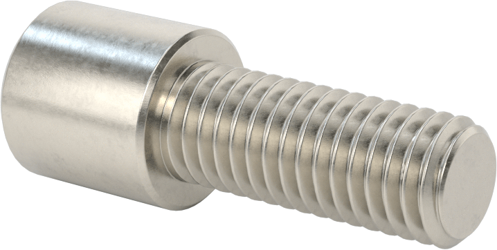 Kare Uçlu Anahtarlar için Soket Başlı Vida, 18-8 Paslanmaz Çelik, 1/2"-13 Diş Boyutu, 1-1/4" Uzunluk