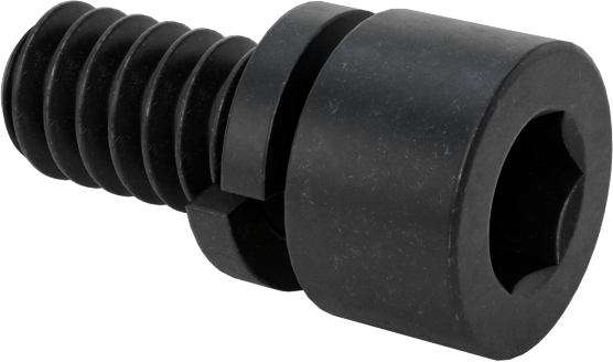 Yarık Kilit Pullu Alaşımlı Çelik Soket Başlı Vida, 4-40 Diş Boyutu, 1/4" Uzunluk