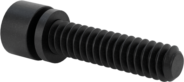Yarık Kilit Pullu Alaşımlı Çelik Soket Başlı Vida, 4-40 Diş Boyutu, 1/2" Uzunluk
