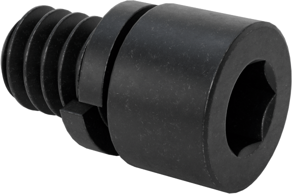 Yarık Kilit Pullu Alaşımlı Çelik Soket Başlı Vida, 1/4"-20 Diş Boyutu, 3/8" Uzunluk
