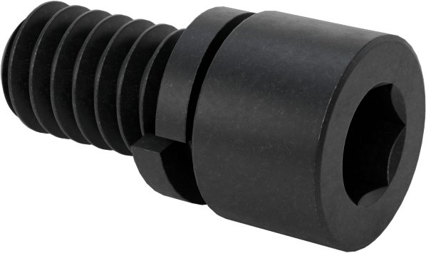 Yarık Kilit Pullu Alaşımlı Çelik Soket Başlı Vida, 1/4"-20 Diş Boyutu, 1/2" Uzunluk
