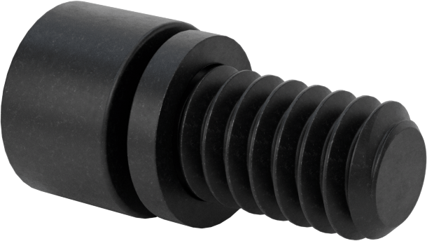 Yarık Kilit Pullu Alaşımlı Çelik Soket Başlı Vida, 1/4"-20 Diş Boyutu, 1/2" Uzunluk