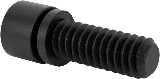 Yarık Kilit Pullu Alaşımlı Çelik Soket Başlı Vida, 1/4"-20 Diş Boyutu, 3/4" Uzunluk