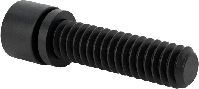 Yarık Kilit Pullu Alaşımlı Çelik Soket Başlı Vida, 1/4"-20 Diş Boyutu, 1" Uzunluk