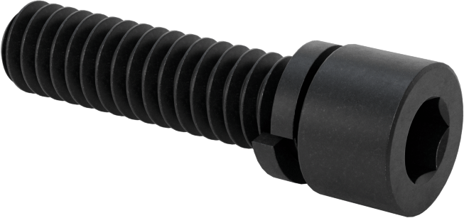 Yarık Kilit Pullu Alaşımlı Çelik Soket Başlı Vida, 1/4"-20 Diş Boyutu, 1" Uzunluk