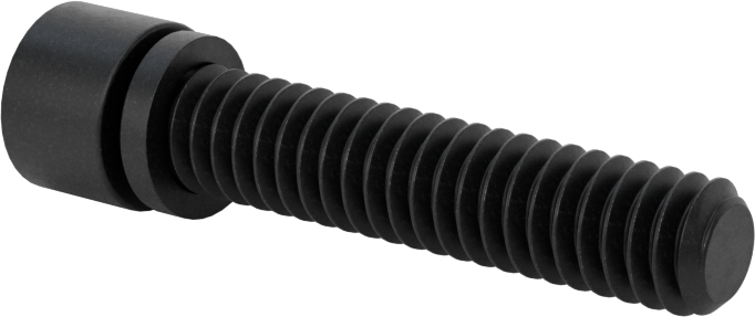 Yarık Kilit Pullu Alaşımlı Çelik Soket Başlı Vida, 1/4"-20 Diş Boyutu, 1-1/4" Uzunluk
