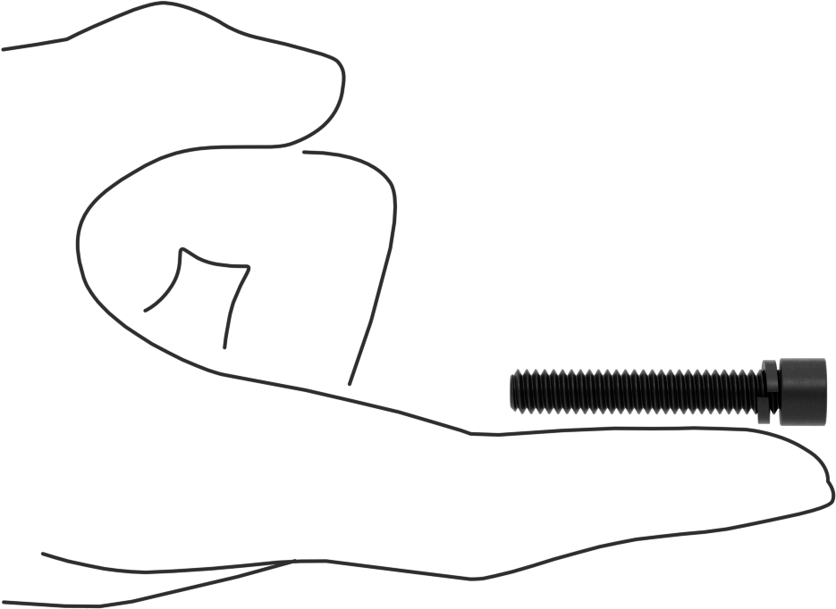 Yarık Kilit Pullu Alaşımlı Çelik Soket Başlı Vida, 1/4"-20 Diş Boyutu, 1-1/2" Uzunluk