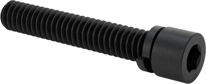 Yarık Kilit Pullu Alaşımlı Çelik Soket Başlı Vida, 1/4"-20 Diş Boyutu, 1-1/2" Uzunluk
