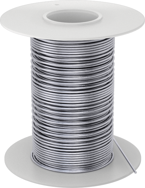 Yüksek Sıcaklık 600 Nikel Tel, 0,032" Çap x 85 Fit Uzunluk, 1/4 lb. Makara