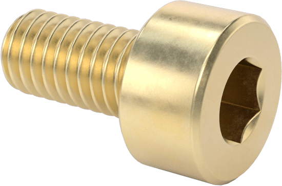 Pirinç Soket Başlı Vida, M3 x 0,50 mm Diş, 6 mm Uzunluk