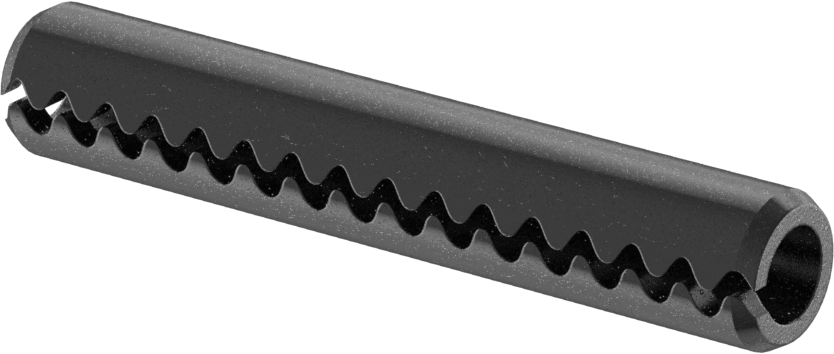 Dişli Yivli Yaylı Pim, 1/2" Çap, 3" Uzunluk