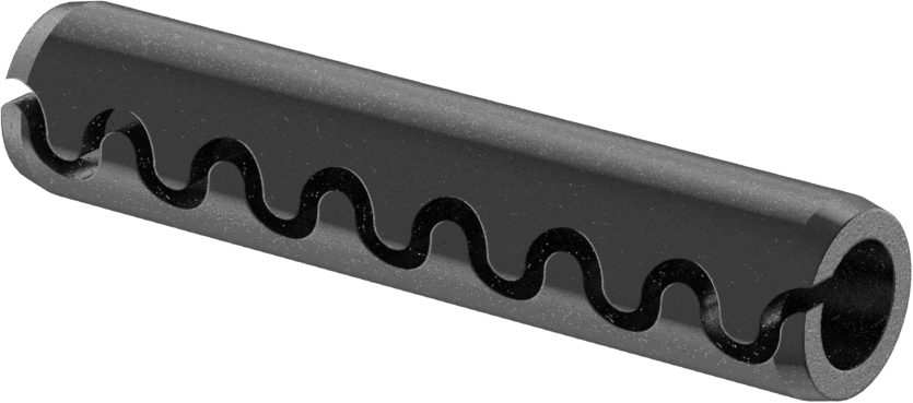 Dişli Yivli Yaylı Pim, 5/8" Çap, 3" Uzunluk
