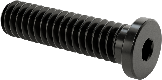 Ultra Düşük Profilli Soket Başlı Vida, Alaşımlı Çelik, 1/4"-20 Diş Boyutu, 1" Uzunluk