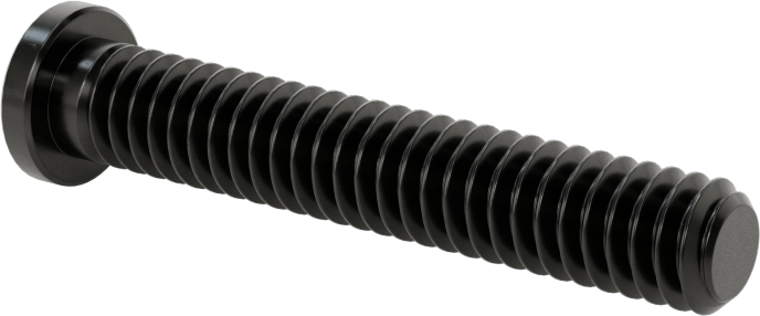 Ultra Düşük Profilli Soket Başlı Vida, Alaşımlı Çelik, 1/4"-20 Diş Boyutu, 1-1/2" Uzunluk