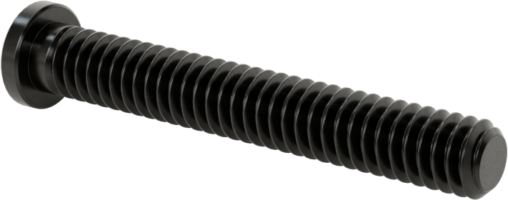 Ultra Düşük Profilli Soket Başlı Vida, Alaşımlı Çelik, 1/4"-20 Diş Boyutu, 1-3/4" Uzunluk
