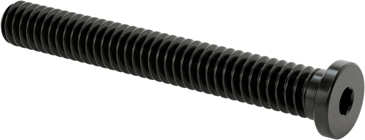 Ultra Düşük Profilli Soket Başlı Vida, Alaşımlı Çelik, 1/4"-20 Diş Boyutu, 2" Uzunluk
