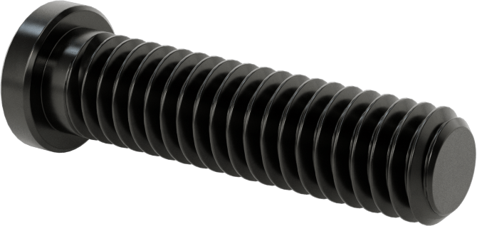 Ultra Düşük Profilli Soket Başlı Vida, Alaşımlı Çelik, 5/16"-18 Diş Boyutu, 1-1/4" Uzunluk