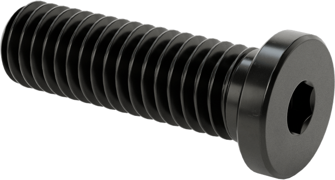 Ultra Düşük Profilli Soket Başlı Vida, Alaşımlı Çelik, 3/8"-16 Diş Boyutu, 1-1/4" Uzunluk