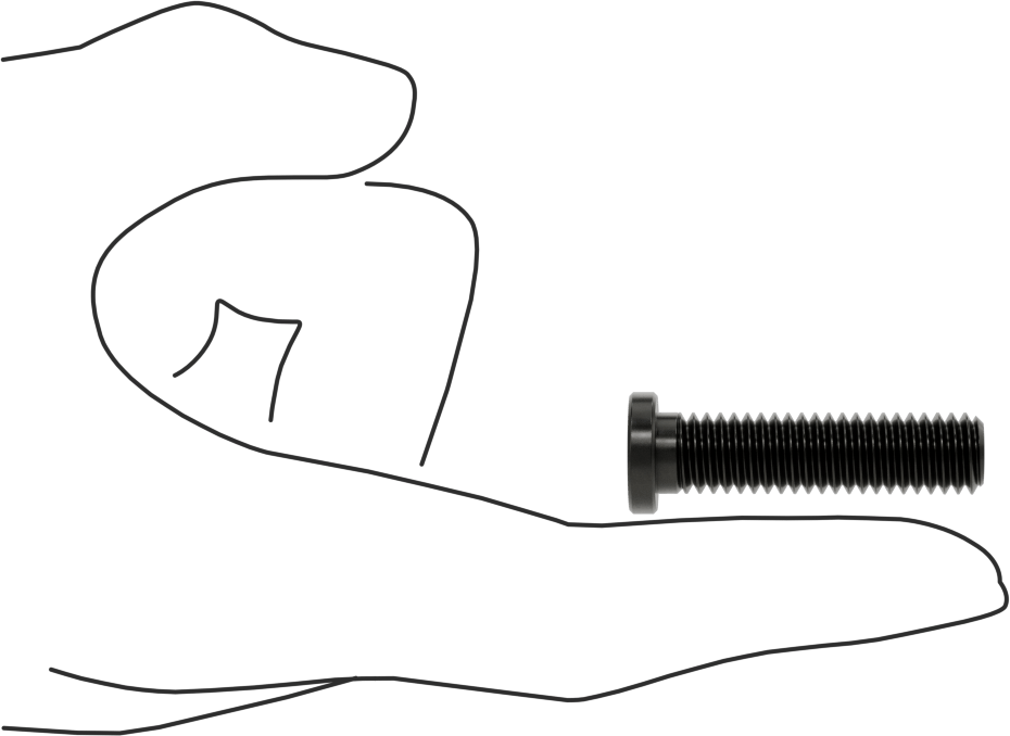 Ultra Düşük Profilli Soket Başlı Vida, Alaşımlı Çelik, 3/8"-16 Diş Boyutu, 1-1/2" Uzunluk
