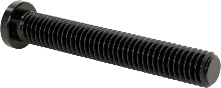 Ultra Düşük Profilli Soket Başlı Vida, Alaşımlı Çelik, 3/8"-16 Diş Boyutu, 2-1/2" Uzunluk