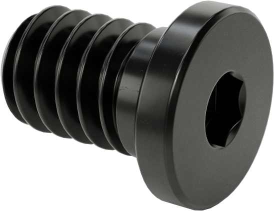 Ultra Düşük Profilli Soket Başlı Vida, Alaşımlı Çelik, 1/4"-20 Diş Boyutu, 3/8" Uzunluk