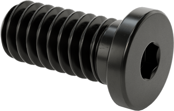 Ultra Düşük Profilli Soket Başlı Vida, Alaşımlı Çelik, 1/4"-20 Diş Boyutu, 9/16" Uzunluk