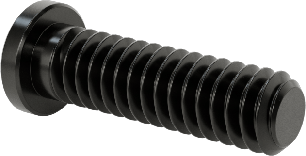 Ultra Düşük Profilli Soket Başlı Vida, Alaşımlı Çelik, 1/4"-20 Diş Boyutu, 7/8" Uzunluk