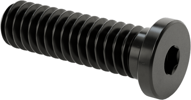 Ultra Düşük Profilli Soket Başlı Vida, Alaşımlı Çelik, 1/4"-20 Diş Boyutu, 7/8" Uzunluk