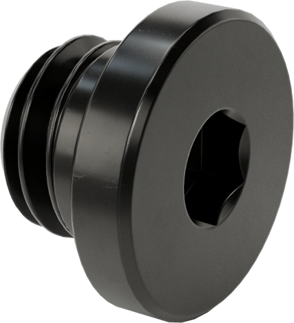 Ultra Düşük Profilli Soket Başlı Vida, Alaşımlı Çelik, 3/8"-16 Diş Boyutu, 1/4" Uzunluk