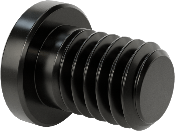 Ultra Düşük Profilli Soket Başlı Vida, Alaşımlı Çelik, 3/8"-16 Diş Boyutu, 1/2" Uzunluk