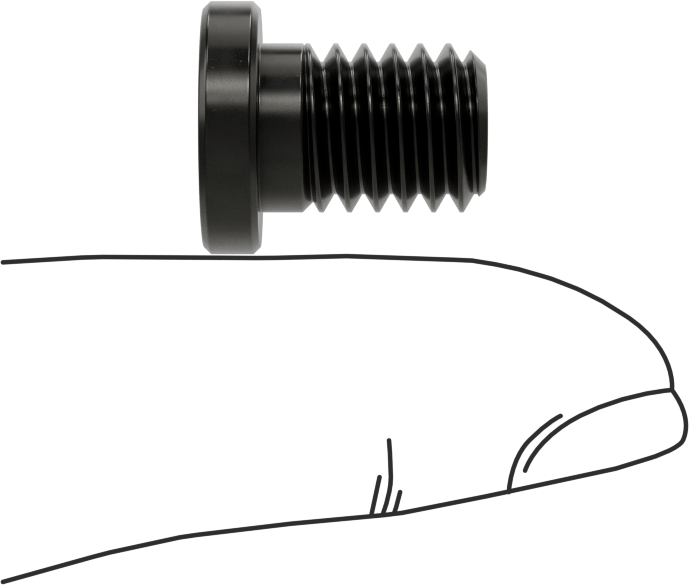 Ultra Düşük Profilli Soket Başlı Vida, Alaşımlı Çelik, 3/8"-16 Diş Boyutu, 1/2" Uzunluk