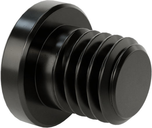 Ultra Düşük Profilli Soket Başlı Vida, Alaşımlı Çelik, 1/2"-13 Diş Boyutu, 1/2" Uzunluk