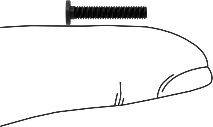 Ultra Düşük Profilli Soket Başlı Vida, Alaşımlı Çelik, M2,5 x 0,45 mm Diş, 14 mm uzunluk
