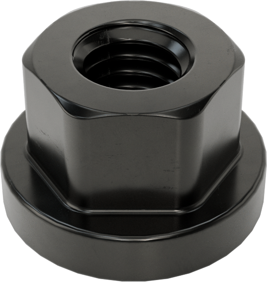 Yüksek Mukavemetli Çelik Yüksek Profilli Flanşlı Somun, M6 x 1 mm Diş Boyutu