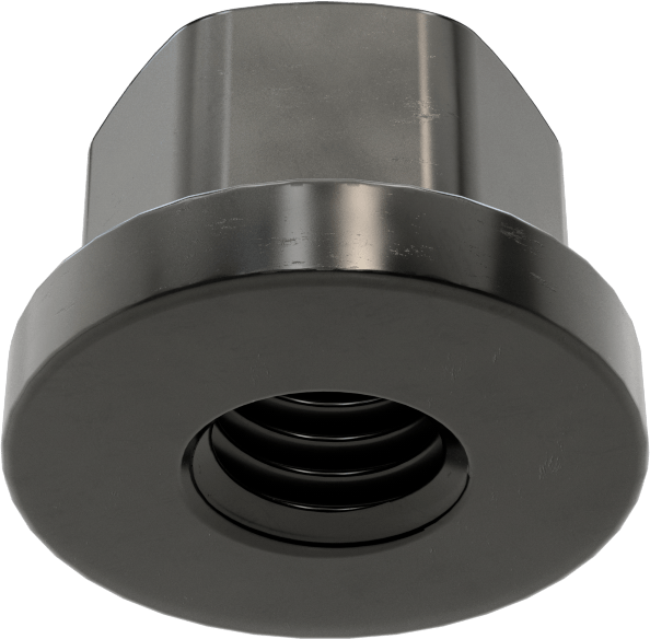 Yüksek Mukavemetli Çelik Yüksek Profilli Flanşlı Somun, M8 x 1,25 mm Diş Boyutu