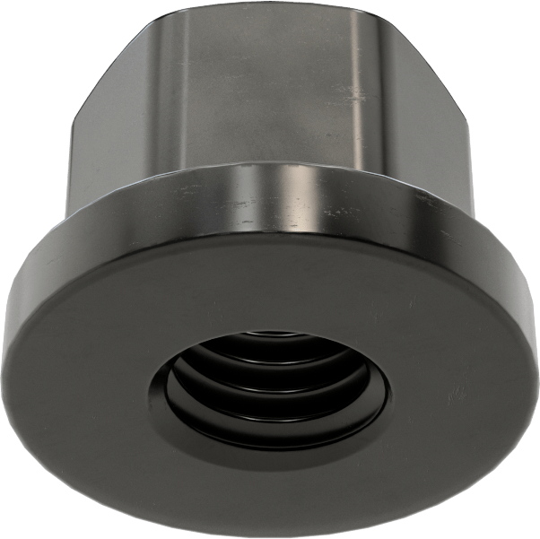 Yüksek Mukavemetli Çelik Yüksek Profilli Flanşlı Somun, M10 x 1,5 mm Diş Boyutu