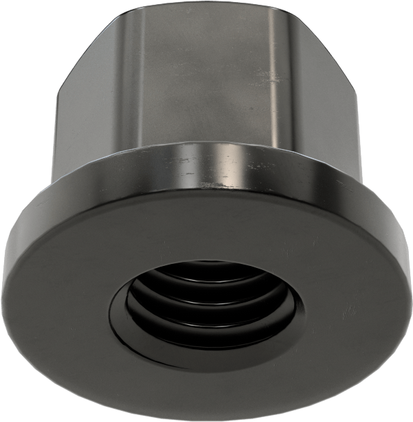 Yüksek Mukavemetli Çelik Yüksek Profilli Flanşlı Somun, M12 x 1,75 mm Dişli Boyutu