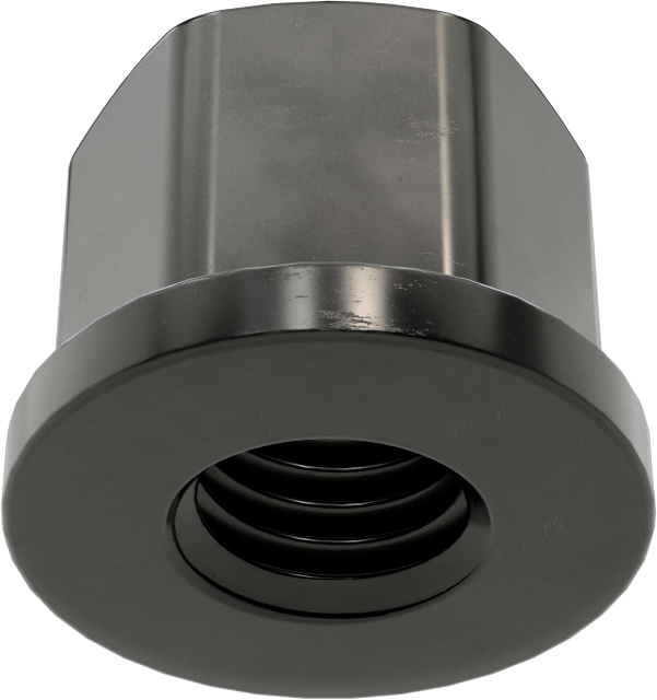 Yüksek Mukavemetli Çelik Yüksek Profilli Flanşlı Somun, M14 x 2 mm Diş Boyutu