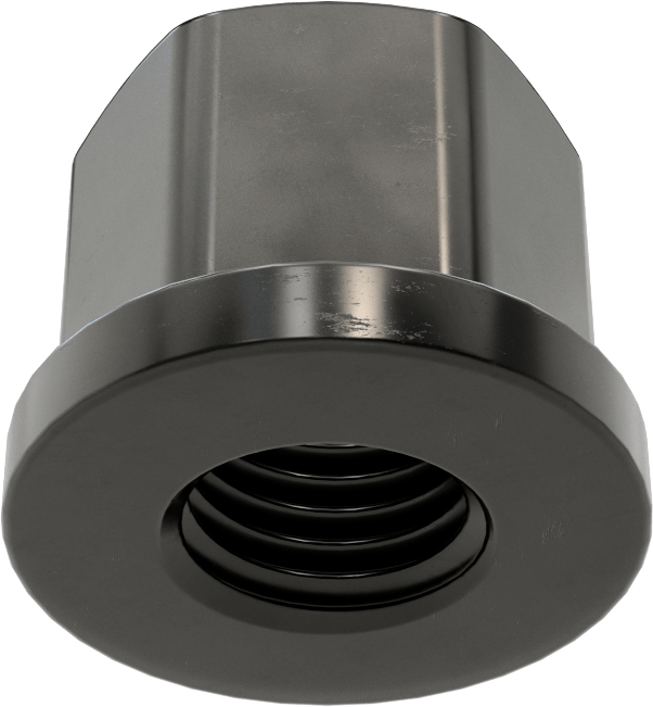 Yüksek Mukavemetli Çelik Yüksek Profilli Flanşlı Somun, M16 x 2 mm Diş Boyutu