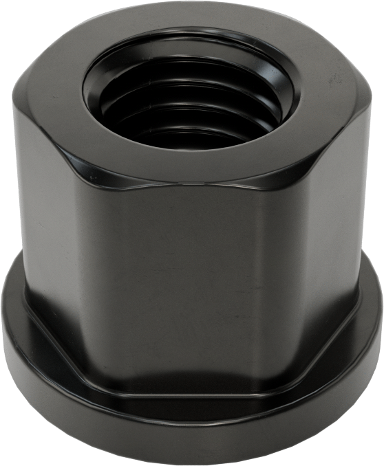 Yüksek Mukavemetli Çelik Yüksek Profilli Flanşlı Somun, M18 x 2,5 mm Diş Boyutu