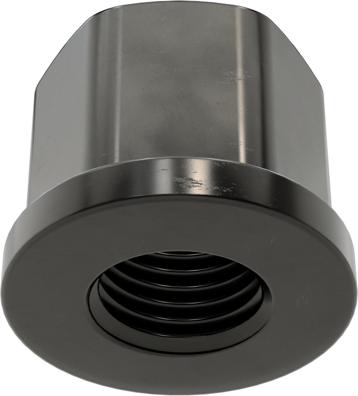 Yüksek Mukavemetli Çelik Yüksek Profilli Flanşlı Somun, M36 x 4 mm Diş Boyutu