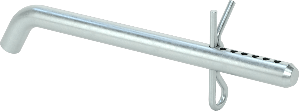 Uzunluğu Seçilebilir Eğimli Başlı Çatal Pim, Çinko Kaplamalı Karbon Çelik, 3/8" Çap, 4" Uzunluk